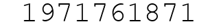 Number 1971761871.