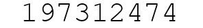 Number 197312474.