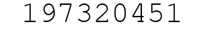 Number 197320451.