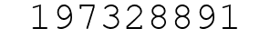 Number 197328891.