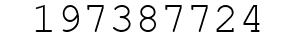 Number 197387724.
