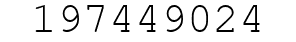Number 197449024.