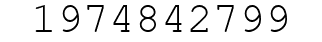 Number 1974842799.