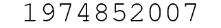 Number 1974852007.
