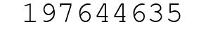 Number 197644635.