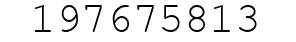 Number 197675813.