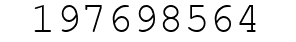 Number 197698564.