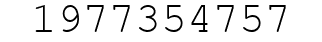 Number 1977354757.