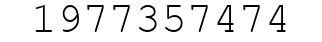 Number 1977357474.