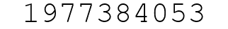 Number 1977384053.