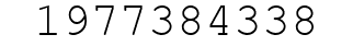 Number 1977384338.