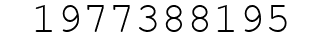 Number 1977388195.