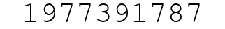 Number 1977391787.