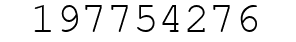 Number 197754276.