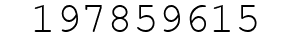 Number 197859615.