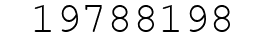 Number 19788198.