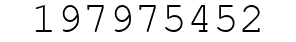Number 197975452.
