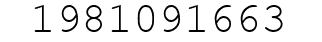 Number 1981091663.