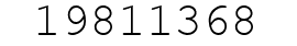 Number 19811368.