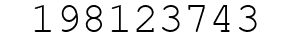Number 198123743.