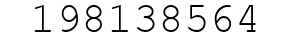 Number 198138564.