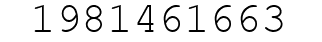 Number 1981461663.