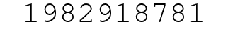 Number 1982918781.
