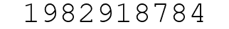 Number 1982918784.