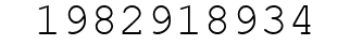 Number 1982918934.