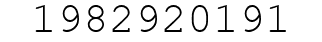 Number 1982920191.