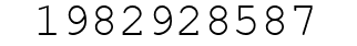 Number 1982928587.