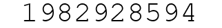 Number 1982928594.