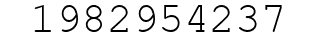 Number 1982954237.