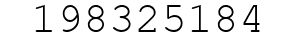 Number 198325184.