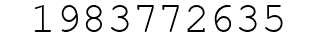 Number 1983772635.