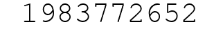 Number 1983772652.