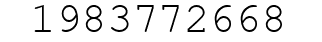 Number 1983772668.
