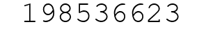 Number 198536623.