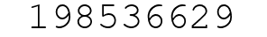 Number 198536629.