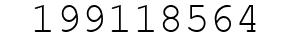 Number 199118564.