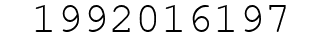 Number 1992016197.