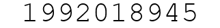 Number 1992018945.