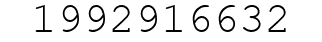 Number 1992916632.
