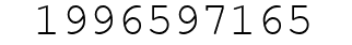 Number 1996597165.
