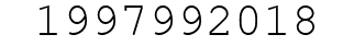 Number 1997992018.