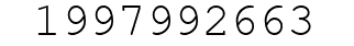 Number 1997992663.