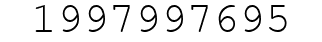 Number 1997997695.