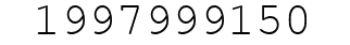Number 1997999150.