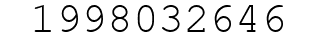 Number 1998032646.