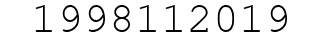 Number 1998112019.